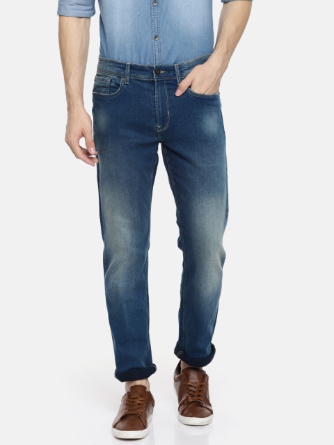 

Peter England Casuals Men Blue Slim Fit Low-Rise Clean Look Stretchable Jeans