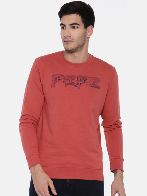 

Pepe Jeans Men Pink Printed Sweatshirt