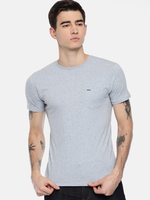 

Pepe Jeans Men Blue Solid Round Neck T-shirt