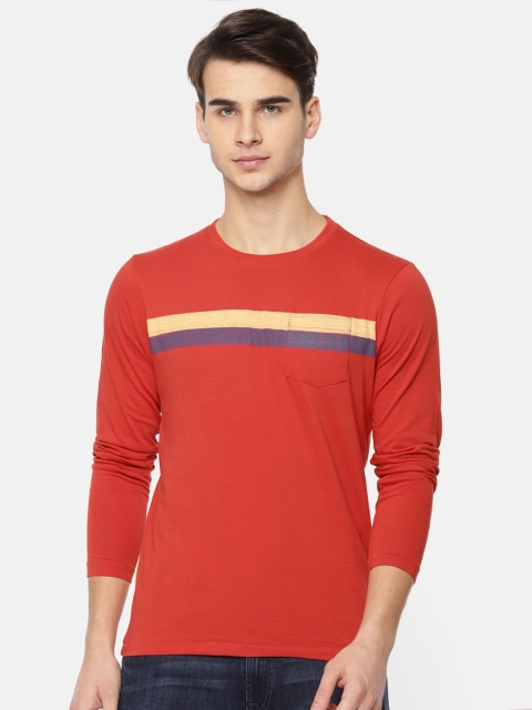 

Pepe Jeans Men Red Solid Slim Fit Round Neck T-shirt