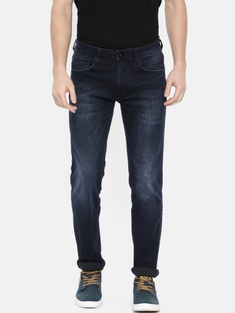 

Pepe Jeans Men Blue Slim Fit Low-Rise Clean Look Stretchable Jeans