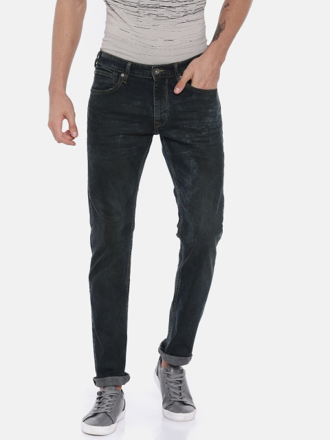 

Pepe Jeans Men Blue Slim Fit Low-Rise Clean Look Stretchable Jeans