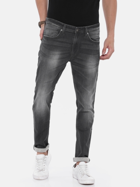 

Pepe Jeans Men Grey Chinox Slim Fit Mid-Rise Clean Look Stretchable Jeans