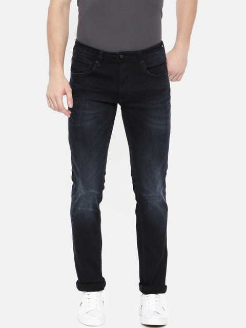 

Pepe Jeans Men Blue Slim Fit Low-Rise Clean Look Stretchable Jeans