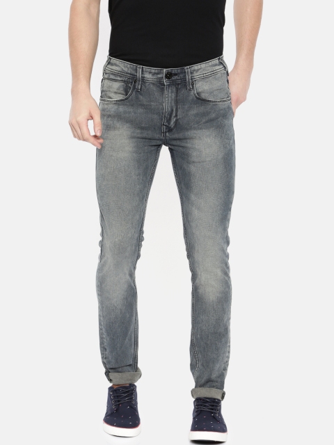 

Pepe Jeans Men Blue Super Skinny Fit Low-Rise Clean Look Stretchable Jeans