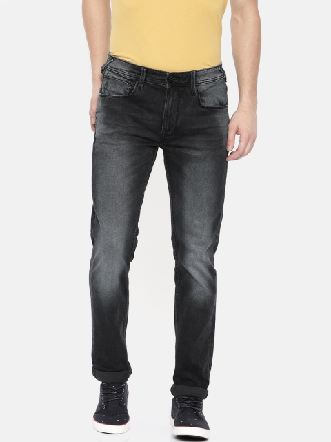 

Pepe Jeans Men Black Slim Fit Low-Rise Clean Look Stretchable Jeans
