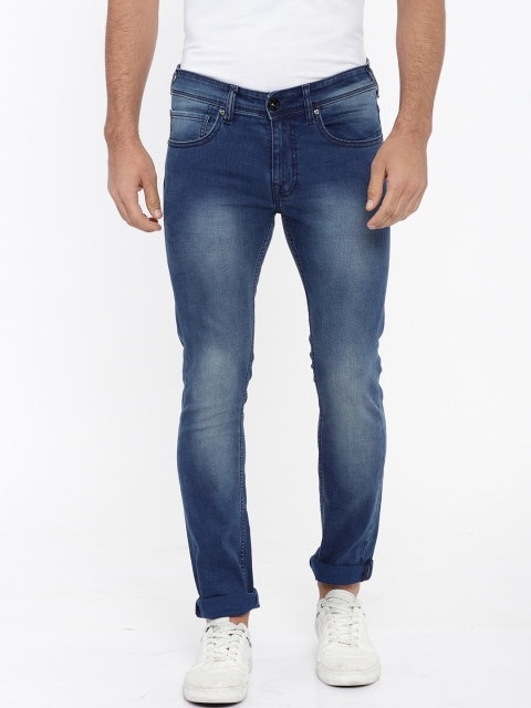 

Pepe Jeans Men Blue Skinny Fit Low-Rise Clean Look Stretchable Jeans