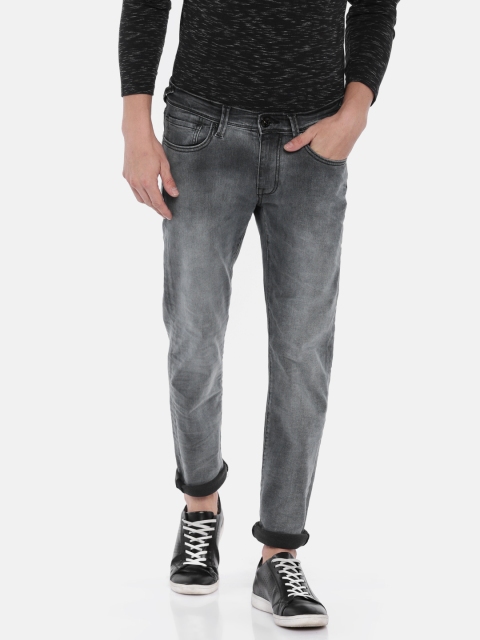 

Pepe Jeans Men Grey Slim Fit Low-Rise Clean Look Stretchable Jeans