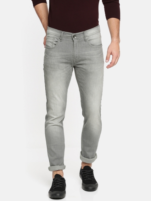 

Pepe Jeans Men Grey Spencere Vapour Slim Fit Low-Rise Clean Look Stretchable Jeans