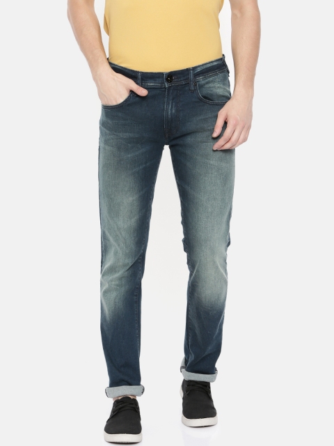 

Pepe Jeans Men Blue Slim Fit Low-Rise Clean Look Stretchable Jeans