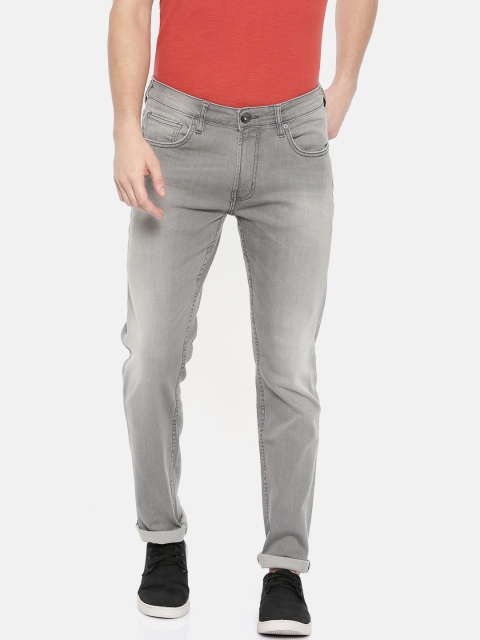 

Pepe Jeans Men Grey Vapour Slim Fit Low-Rise Clean Look Stretchable Jeans