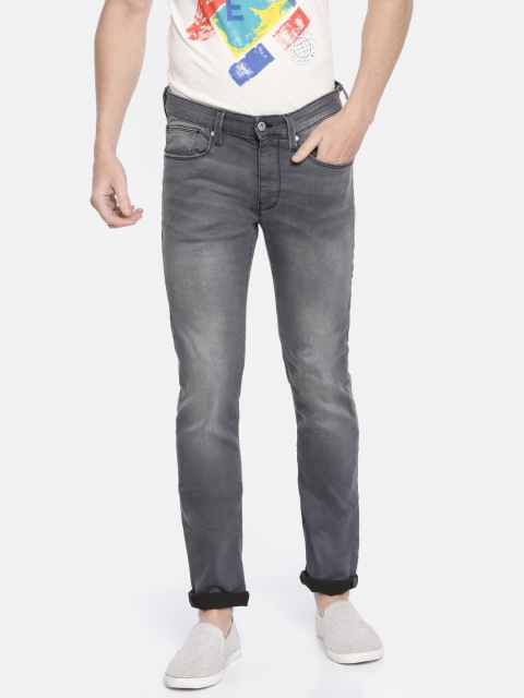 

Pepe Jeans Men Grey Marty Vapour Slim Fit Low-Rise Clean Look Stretchable Jeans