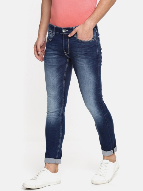 

Pepe Jeans Men Blue Cane Super Skinny Fit Low-Rise Clean Look Stretchable Jeans