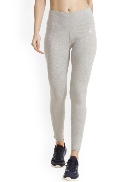 

Zelocity Women Grey Solid Tights