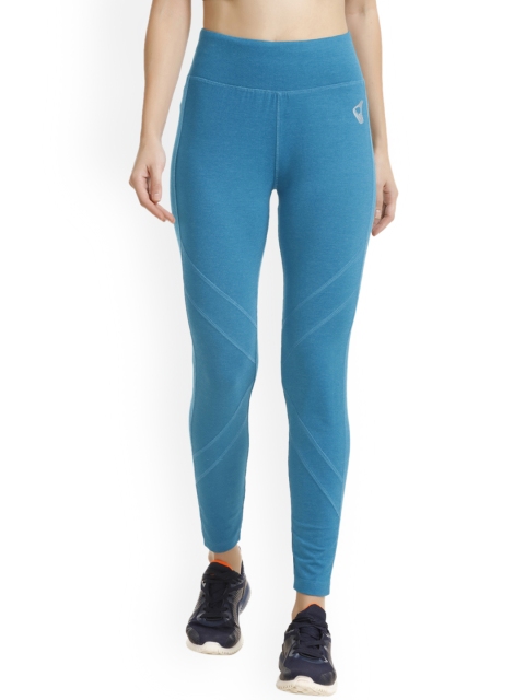 

Zelocity by Zivame Women Blue Solid Tights