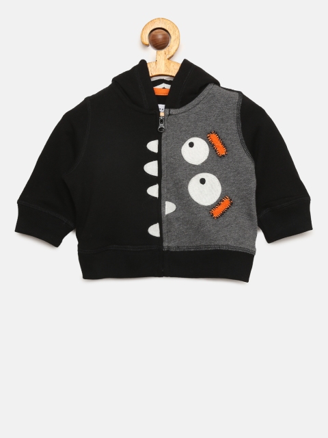 

GAP Baby Boys' Monster Graphic Hoodie Sweatshirt, Black