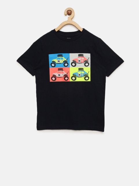 

GAP Boys Navy Blue Screen Print T-Shirt