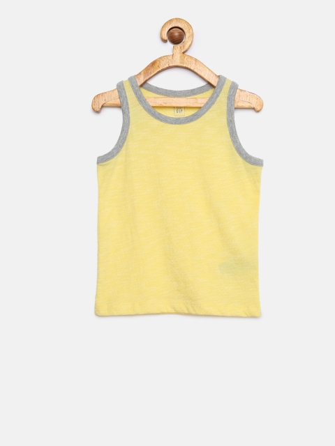 

GAP Baby Boys' Contrast Tshirt, Yellow