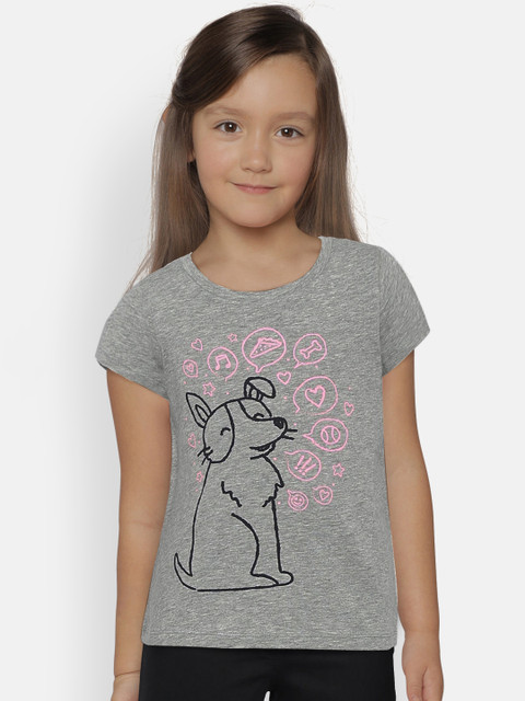 

GAP Girls Blue Dog Gone Cute Print T-shirt