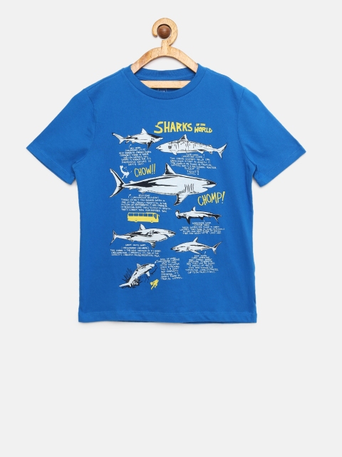 

GAP Boys Blue Screen Print T-Shirt