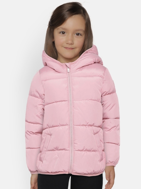 

GAP Girls' Cold Control Max Sherpa Puffer Vest, Pink