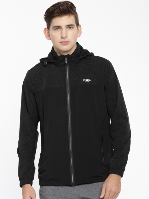

U.S. Polo Assn. Men Active Black Solid Sporty Jacket