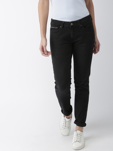 

Tommy Hilfiger Women Black Skinny Fit Low-Rise Clean Look Stretchable Jeans