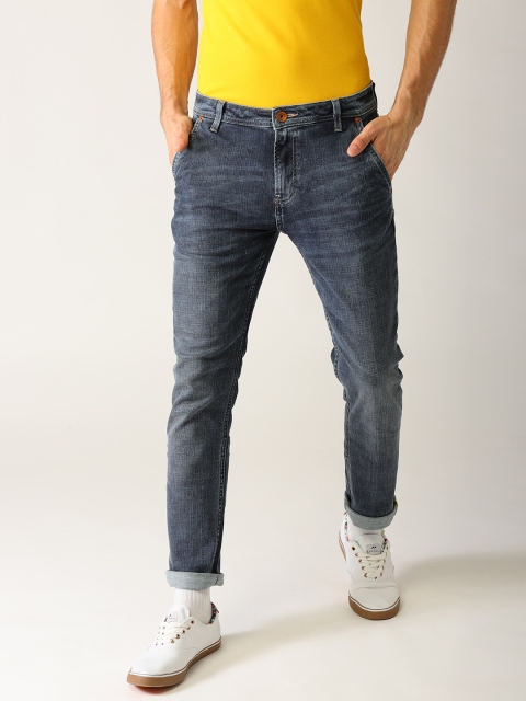 

United Colors of Benetton Men Blue Slim Fit Mid-Rise Clean Look Stretchable Jeans