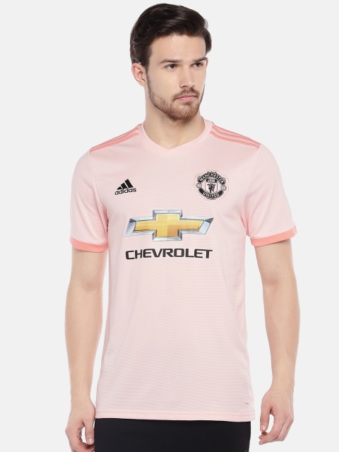 

ADIDAS Men Pink Manchester United FC Away Printed Football Jersey