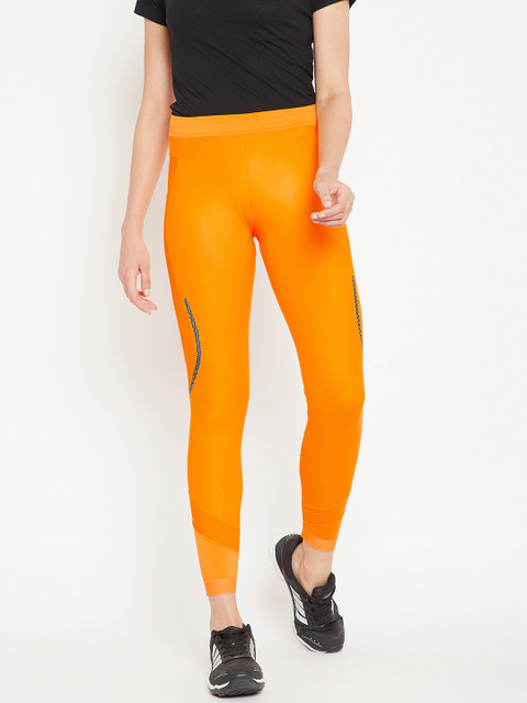 

Stella McCartney by ADIDAS Women Orange Long Shiny Running Tights