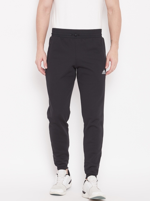 

ADIDAS Men Black Self Design ID Climaheat Stadium Joggers