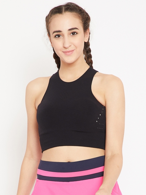 

ADIDAS Women Black Warpknit Crop Training Tank Top