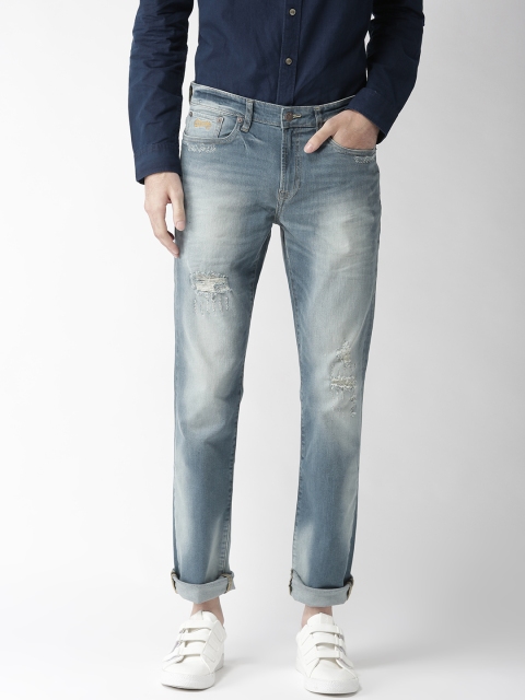 

Aeropostale Men Blue Skinny Fit Mid-Rise Mildly Distressed Stretchable Jeans