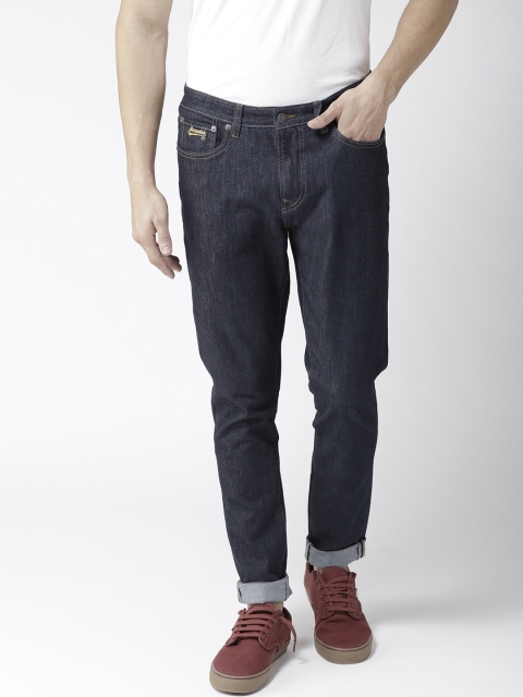 

Aeropostale Men Navy Blue Regular Fit Mid-Rise Clean Look Jeans