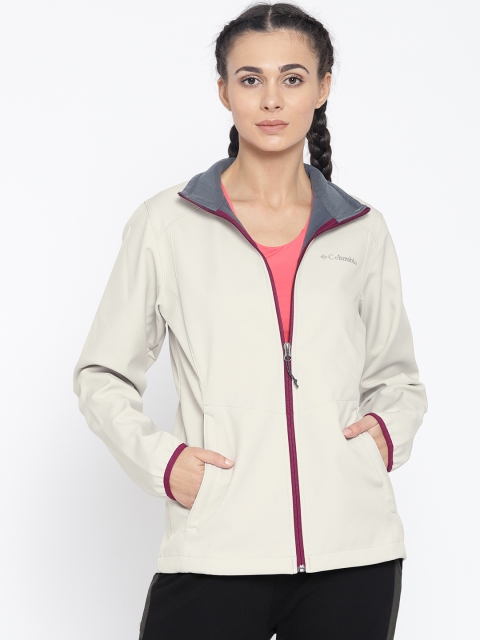 

Columbia Off-White Kruser Ridge II Softshell Wind & Water Resistant Outdoor Fit Jaket