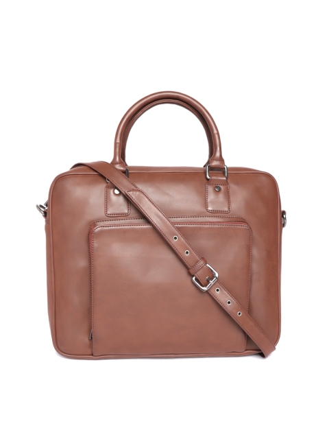 

Gauge Machine Unisex Brown Solid Laptop Bag