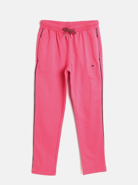 

Tweens by Monte Carlo Girls Pink Solid Track Pants