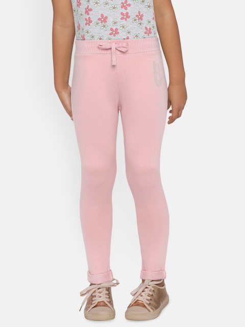 United Colors of Benetton Girl's Pink Track Pants