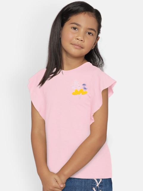 

United Colors of Benetton Girls Pink Top