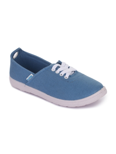 

Gliders Women Blue Solid Sneakers