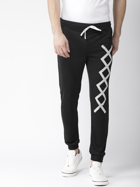 

Hubberholme Men Black Solid Slim Fit Joggers