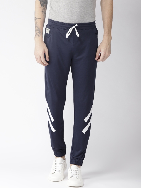 

Hubberholme Men Navy Blue Solid Slim Fit Joggers