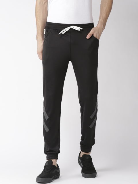 

Hubberholme Men Black Striped Detail Slim Fit Joggers