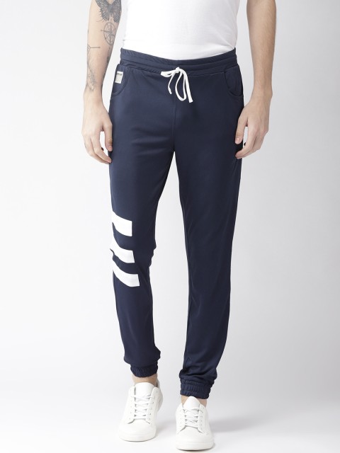 

Hubberholme Men Navy Blue Solid Joggers