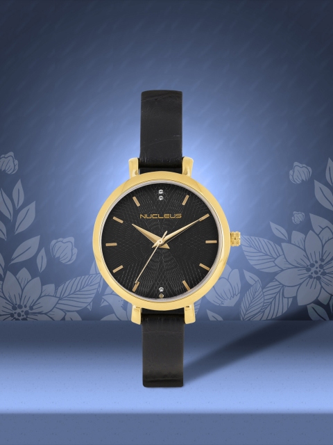 

Nucleus Women Black Analogue Watch NBLFLGBKBK
