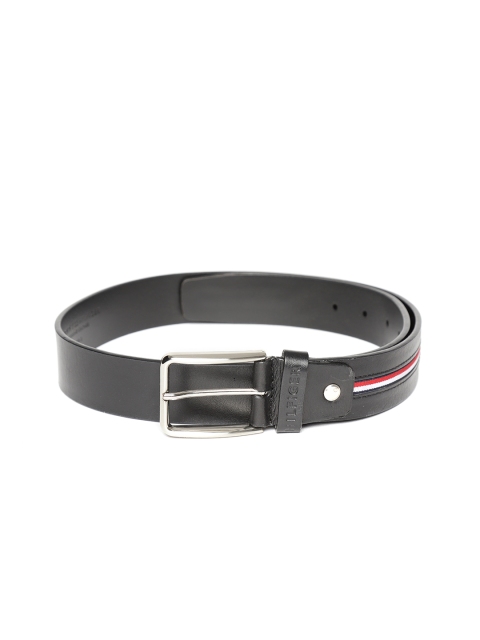 

Tommy Hilfiger Men Black Solid Belt