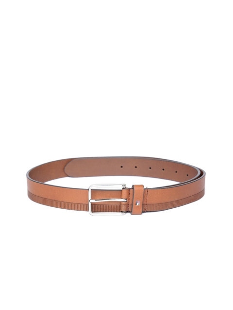 

Tommy Hilfiger Men Tan Leather Printed Belt