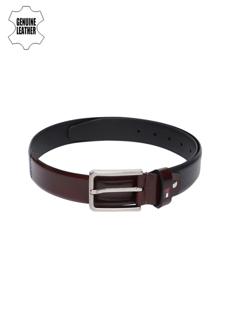 

Tommy Hilfiger Men Maroon Solid Leather Belt