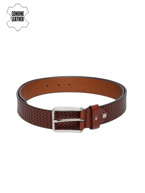 

Tommy Hilfiger Men Brown Textured Belt, Tan