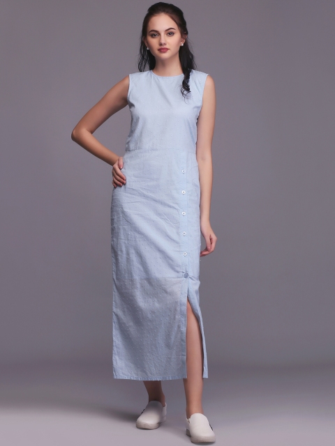 

Eavan Women Blue Solid A-Line Dress